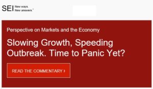 SEI’s Market Commentary: Slowing Growth, Speeding Outbreak – Time to Panic Yet? post image