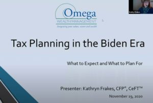 OWM Webinar: Tax Planning in the Biden Era post image